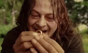 An image depicting Gollum's forgotten past