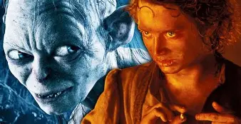Gandalf speaking to Frodo in Moria