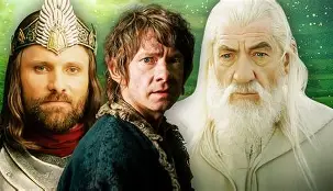 Artwork depicting The Lord of the Rings
