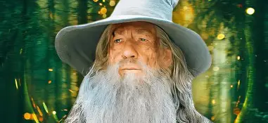 Artwork depicting The Lord of the Rings trilogy