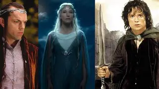Galadriel and Gandalf standing together