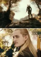 Comparison between Legolas in The Hobbit and Lord of the Rings