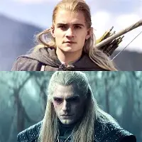 Legolas with his fellowship members in Lord of the Rings
