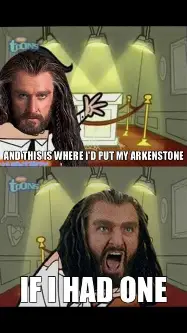 Bilbo Baggins with the Arkenstone