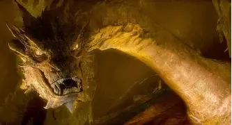 Glaurung leading Morgoth's army