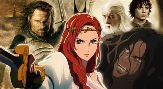 The War of the Rohirrim Anime - Key Art