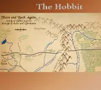 Map showing the journey of Bilbo Baggins
