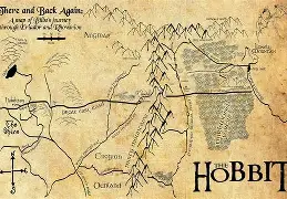A timeline illustrating the transformation of Bilbo Baggins