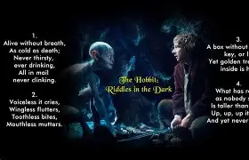 Bilbo and Gandalf