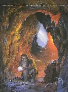 Thorin Oakenshield with the Arkenstone in Erebor