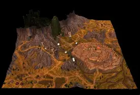 The Lonely Mountain's strategic position in the Misty Mountains