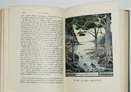 Image featuring an illustration of Bilbo Baggins embarking on his adventure