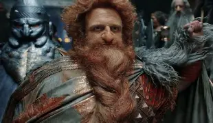 Dwarves in battle against dragons