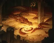 Smaug in The Desolation of Smaug