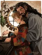 Thorin Oakenshield, Legolas, and Galadriel