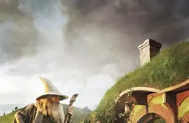 Bilbo's departure from the Shire