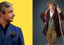 Bilbo Baggins with the Ring