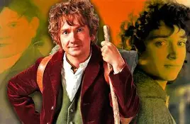 Bilbo Baggins with the Ring