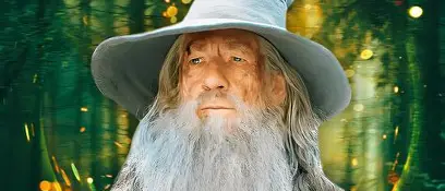 Gandalf and 13 dwarves in The Hobbit: An Unexpected Journey