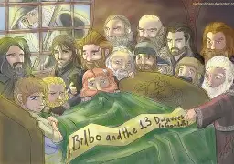 Gandalf and Bilbo in The Hobbit: An Unexpected Journey