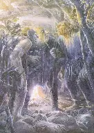 The petrified trolls standing as a silent reminder of their fate