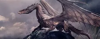 Smaug the dragon in The Hobbit