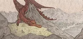 Smaug attacks Erebor