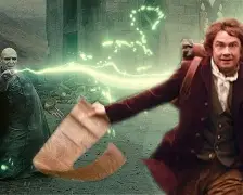 Bilbo Baggins sitting in his hobbit hole