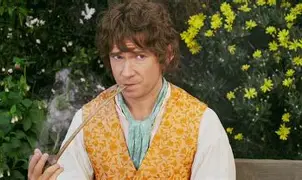 Bilbo Baggins and Gandalf