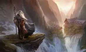 Bilbo Baggins and Smaug